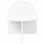 Sengebord 2 pcs Hvid 40 x 35,5 x 45,5 cm Konstrueret træ
