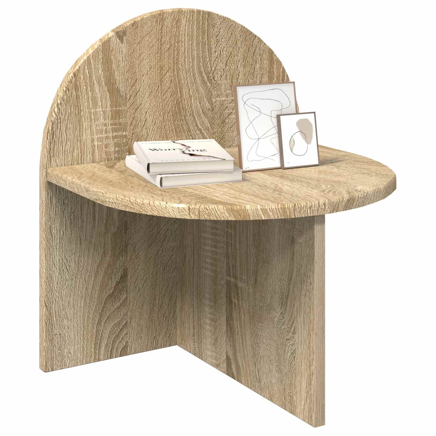 Sengebord 2 pcs Sonoma-eg 40 x 35,5 x 45,5 cm Konstrueret træ