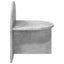 Sengebord 2 pcs Betongrå 40 x 35,5 x 45,5 cm Konstrueret træ
