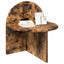 Sengebord 2 pcs Røget eg 40 x 35,5 x 45,5 cm Konstrueret træ