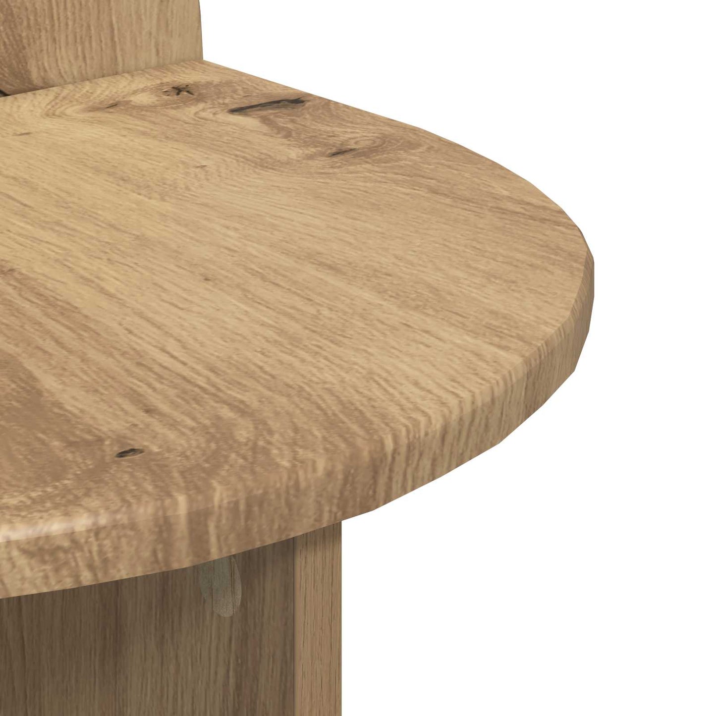 Sengebord 2 stk. Artisan-eg 40 x 35,5 x 45,5 cm Konstrueret træ