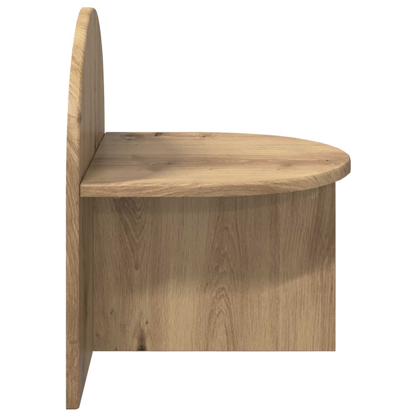 Sengebord 2 stk. Artisan-eg 40 x 35,5 x 45,5 cm Konstrueret træ