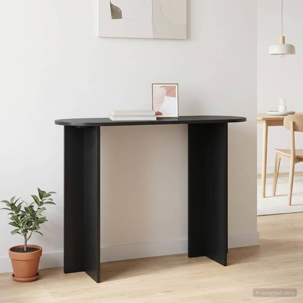 Konsolbord Sort eg 100 x 39,5 x 75 cm Konstrueret træ