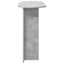 Konsolbord Betongrå 100 x 39,5 x 75 cm Konstrueret træ