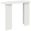 Konsolbord Hvid højglans 100 x 39,5 x 75 cm Konstrueret træ