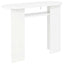 Konsolbord Hvid 100 x 39,5 x 75 cm Konstrueret træ