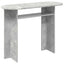Konsolbord Betongrå 100 x 39,5 x 75 cm Konstrueret træ