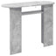 Konsolbord Betongrå 100 x 39,5 x 75 cm Konstrueret træ
