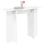 Konsolbord Hvid 100 x 30 x 75 cm Konstrueret træ