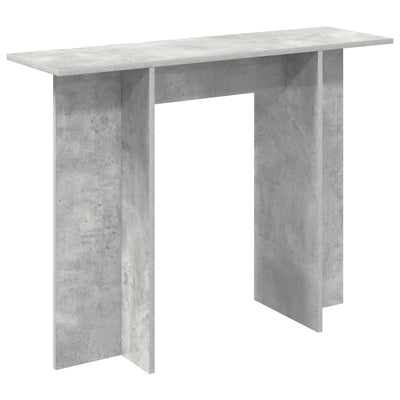 Konsolbord Betongrå 100 x 30 x 75 cm Konstrueret træ