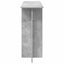 Konsolbord Betongrå 100 x 30 x 75 cm Konstrueret træ