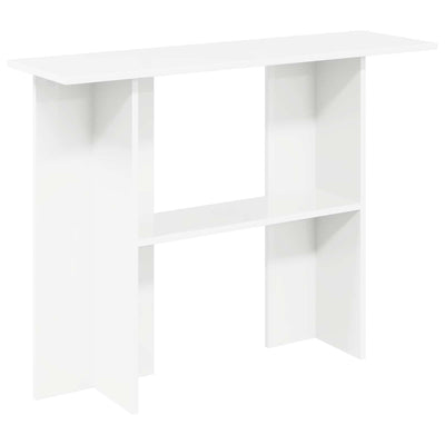 Konsolbord Hvid 100 x 30 x 75 cm Konstrueret træ
