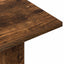 Konsolbord Røget eg 100 x 30 x 75 cm Konstrueret træ