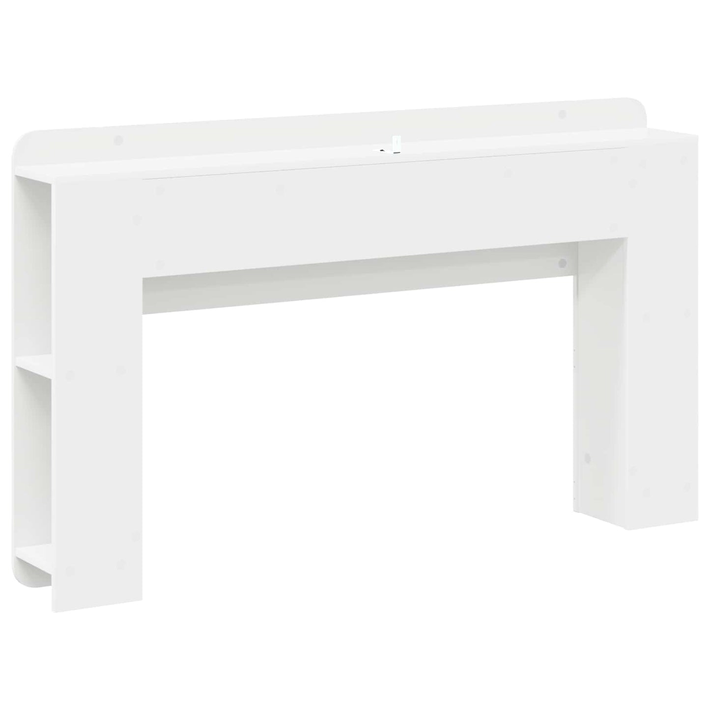 Hovedgærde Skab Hvid 135 x 18,5 x 80 cm Konstrueret træ