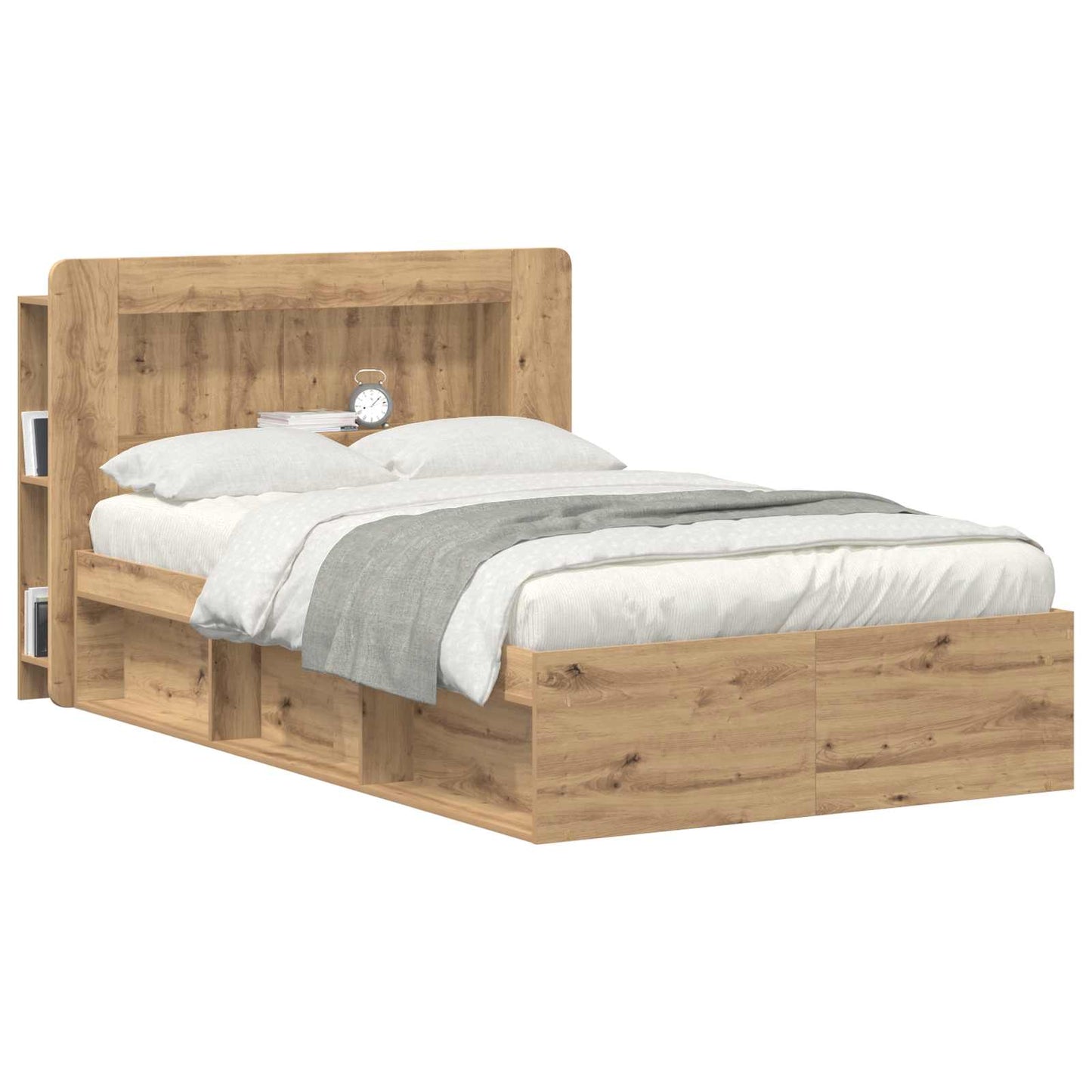 Hovedgærde Skab Artisan-eg 120 cm Konstrueret træ