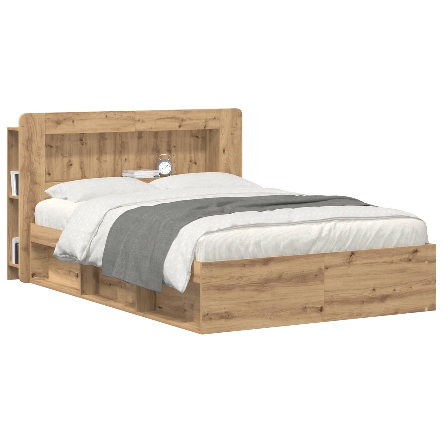 Hovedgærde Skab Artisan-eg 140 cm Konstrueret træ