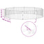 Hundedør 10 pcs Sort 100 x 60 cm Galvaniseret stål