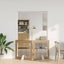 Sammenklappelig hundegitter med stativer 2 pcs Artisan-eg