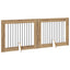 Sammenklappelig hundegitter med stativer 2 pcs Artisan-eg