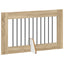 Sammenklappelig hundegitter med stativer 6 pcs Sonoma-eg 602 cm