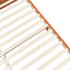 Sengestel Voks brun 150 x 200 cm Massivt fyrretræ