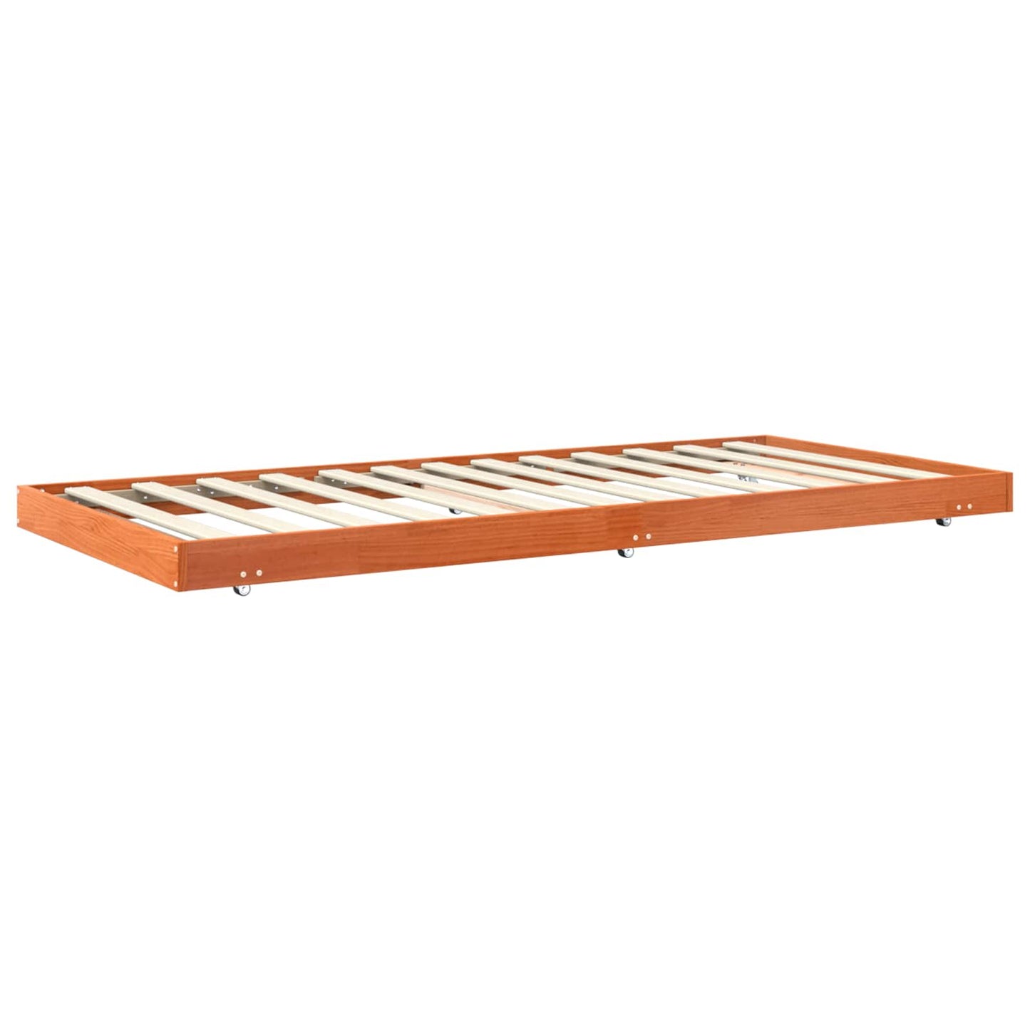 Sengestel Voks brun 90 x 190 cm Massiv fyrretræ
