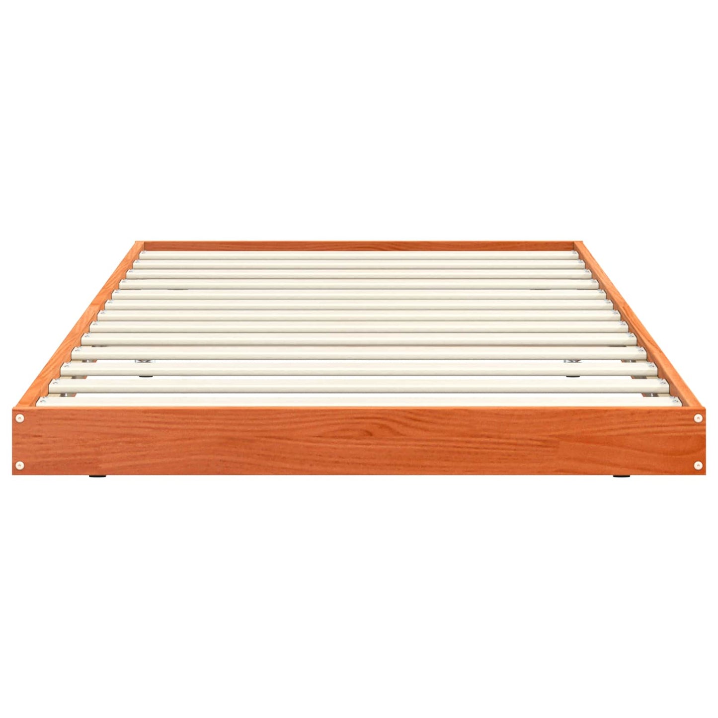 Sengestel Voks brun 90 x 190 cm Massiv fyrretræ