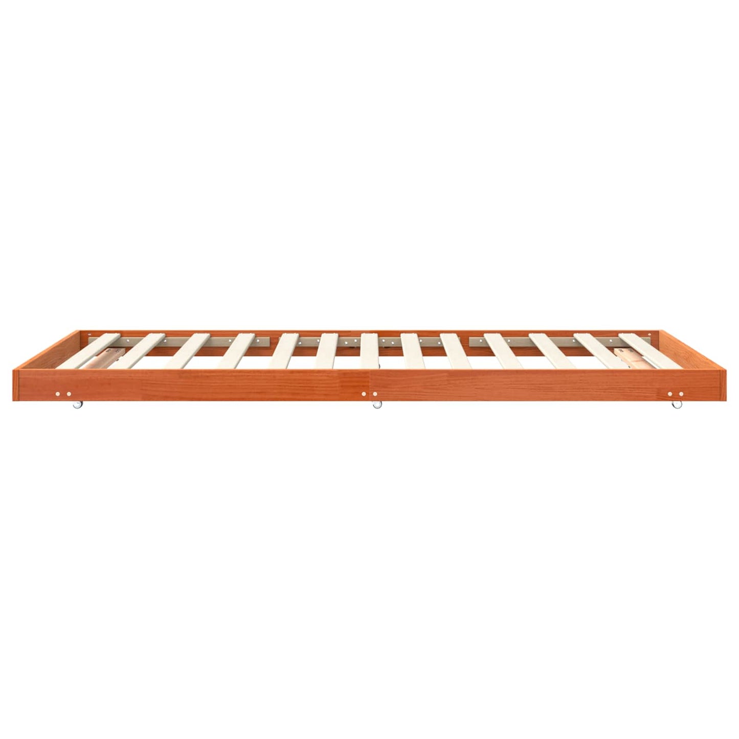 Sengestel Voks brun 90 x 190 cm Massiv fyrretræ
