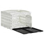 4-panelers hunde legegrind 122 x 106,5 x 82 cm Plastik Hvid