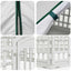 6 Panelers hundelegeplads 122 x 106,5 x 82 cm Plastik Hvid