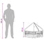 6 Panelers hundelegeplads 122 x 106,5 x 82 cm Plastik Hvid