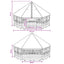 6 Panelers hundelegeplads 122 x 106,5 x 82 cm Plastik Hvid