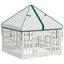 4 Panelers Hundelufter med Tag 88 x 88 x 112 cm Plastik Hvid