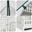 4 Panelers Hundelufter med Tag 177,5 x 154,5 x 112 cm Plastik