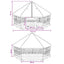 6 Panelers hundelegeplads 177,5 x 154,5 x 112 cm Plastik Hvid