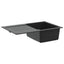 Vask Sort 780 x 500 mm 80% Kvarts og 20% Resin