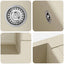 Vask Beige 780 x 500 mm 80% Kvarts og 20% Resin