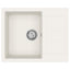 Vask Hvid 620 x 500 mm 80% Kvarts og 20% Resin