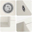 Vask Hvid 780 x 500 mm 80% Kvarts og 20% Resin