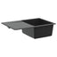 Vask Sort 670 x 460 mm Granit