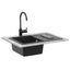 Vask Sort 670 x 460 mm Granit