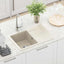 Vask Beige 670 x 460 mm 80% Kvarts og 20% Resin