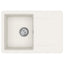Vask Hvid 670 x 460 mm 80% Kvarts og 20% Resin