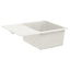 Vask Hvid 560 x 460 mm 80% Kvarts og 20% Resin