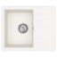 Vask 80% Kvarts og 20% Resin 560 x 460 mm Hvid