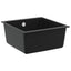 Vask Sort 430 x 460 mm 80% Kvarts og 20% Resin