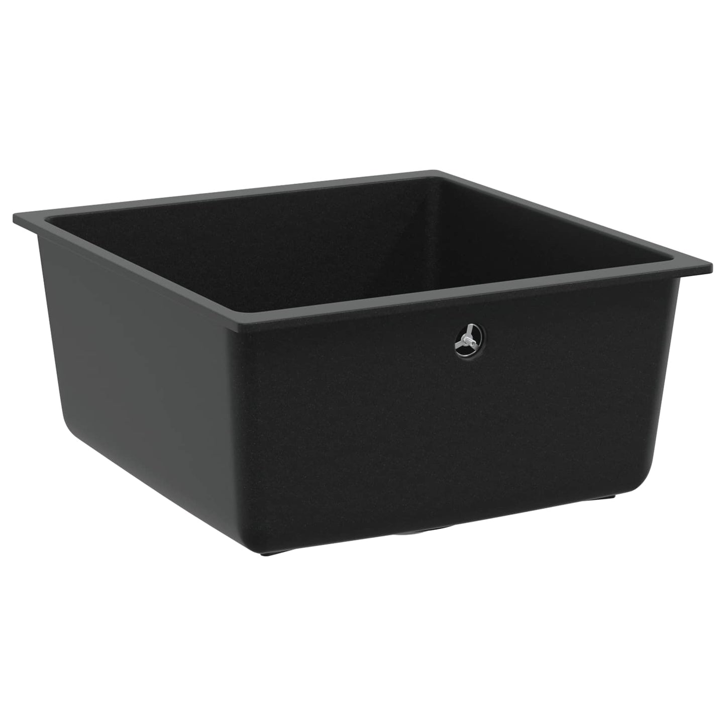 Vask Sort 430 x 460 mm 80% Kvarts og 20% Resin