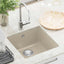 Vask 80% Kvarts og 20% Resin 430 x 460 mm Beige