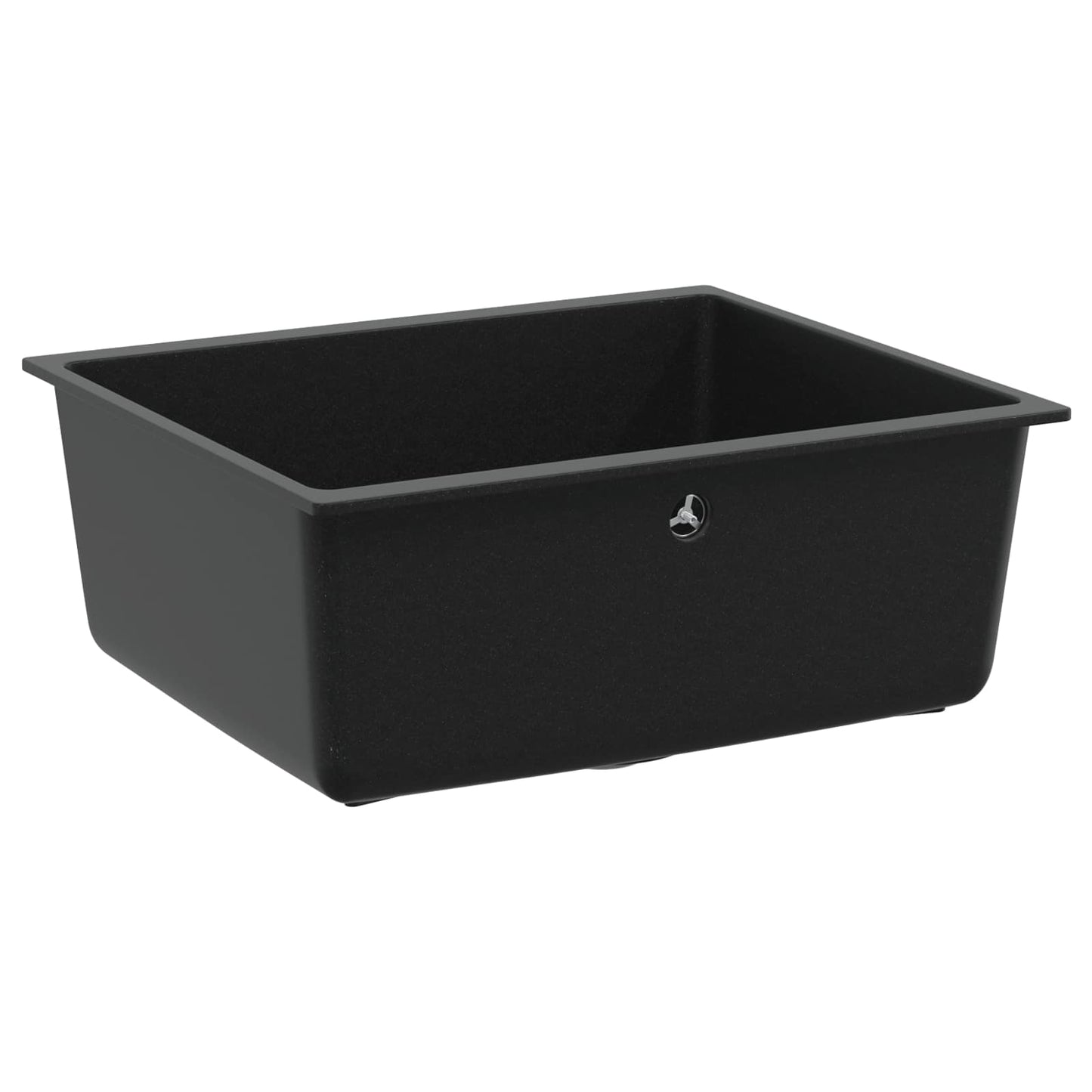 Vask Sort 530 x 460 mm 80% Kvarts og 20% Resin