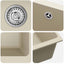 Vask Beige 530 x 460 mm 80% Kvarts og 20% Resin
